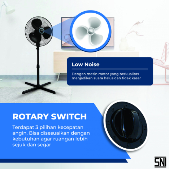 Miyako Standing Fan - KAS1606X